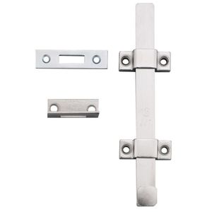 8" UL Surface Bolt Zinc Plated Finish