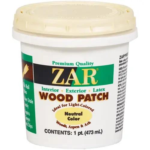 Wood Patch, Paste, Amine, 1 pt Pail - pack of 6