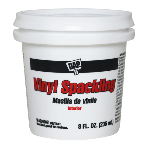 Spackling Paste White, White, 0.5 pt Tub