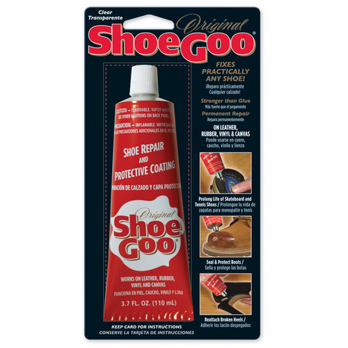 110012 Shoe Repair Adhesive, Gel, Liquid, Black/Clear, 3.7 oz