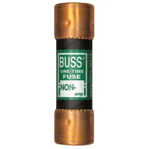 Cooper Bussmann NON-20 Cartridge Fast-Acting Fuse: K5, 20 A
