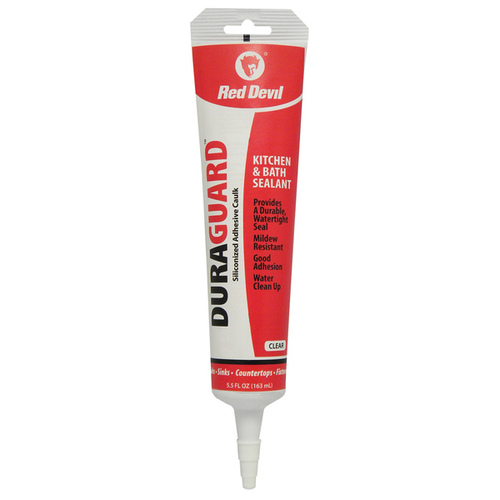 DURAGUARD Kitchen & Bath Caulk 5.5 oz - Clear