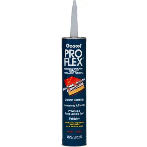 GEOCEL GC66100 2300 Construction Tripolymer Sealant, 10.3 fl-oz Cartridge Crystal Clear