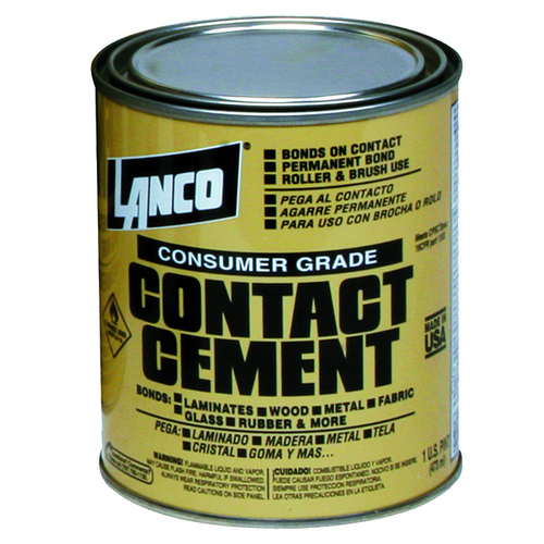 Lanco CA372-6 Consumer Grade Contact Cement 1 Pint