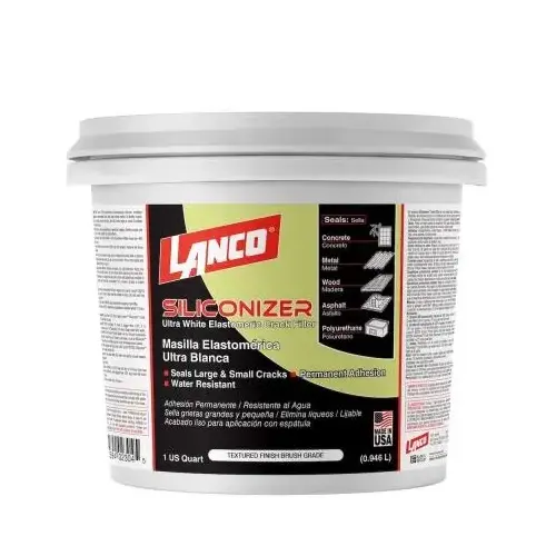 Lanco RC232-5 Siliconizer Elastomeric Crack Filler Quart - Knife Grade