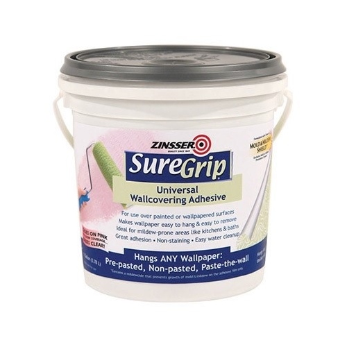 Suregrip Univeral Wallcovering Adhesive - 1 Gallon - Clear