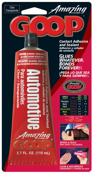 ECLECTIC PRODUCTS INC 160011 Automotive Adhesive, Liquid, Clear, 3.7 oz Tube