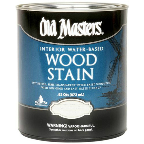 Old Masters 77104-QT Water Based Wood Stain Quart Golden Oak