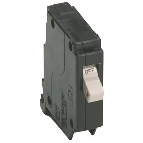 Circuit Breaker with Flag, Mini, Type CHF, 15 A, 1 -Pole, 120/240 V, Common, Fixed Trip