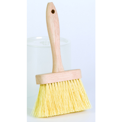 DQB 11937 E-Z Fit Series Masonry Brush, 4-3/4 in L Brush, Synthetic Bristle, Hardwood Handle