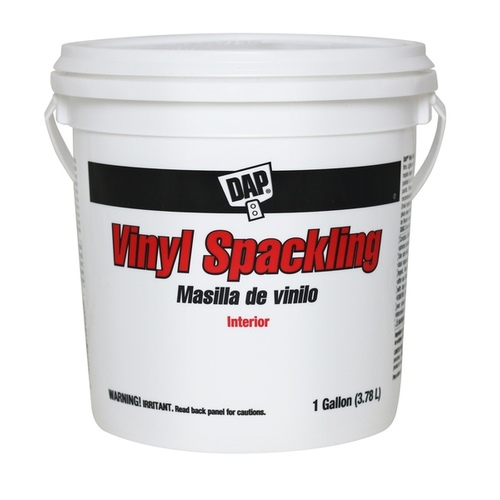 Spackling Paste White, White, 1 gal Tub