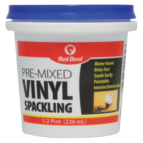 Red Devil 0532 Spackling Compound Off-White, Off-White, 0.5 pt Tub