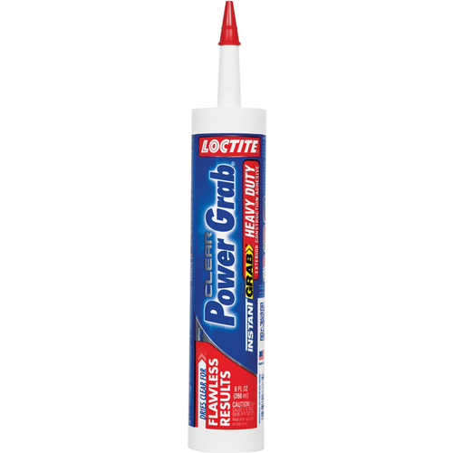 Exterior Construction Adhesive, White, 9 fl-oz Cartridge