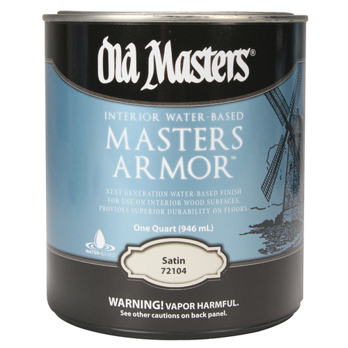 OLD MASTERS MASTER ARMOR POLYURETHANE - SATIN/QUART Clear