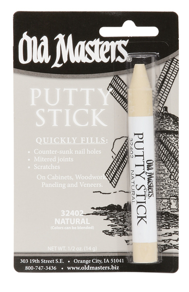 Old Masters 32402 STICK PUTTY QCK NATURAL 1/2OZ