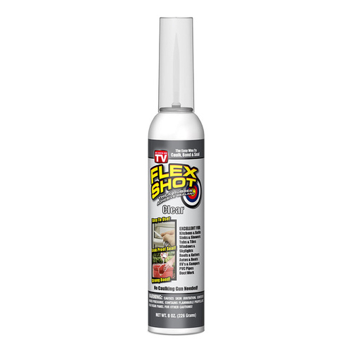 FSH8C Rubber Sealant, Clear, 8 oz