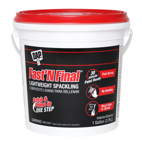 DAP Fast 'N Final Lightweight Spackling 1 Gallon White