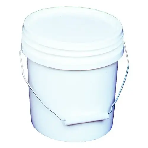 ENCORE Plastics 100659 10128 Paint Pail, 1 gal Capacity, HDPE, White