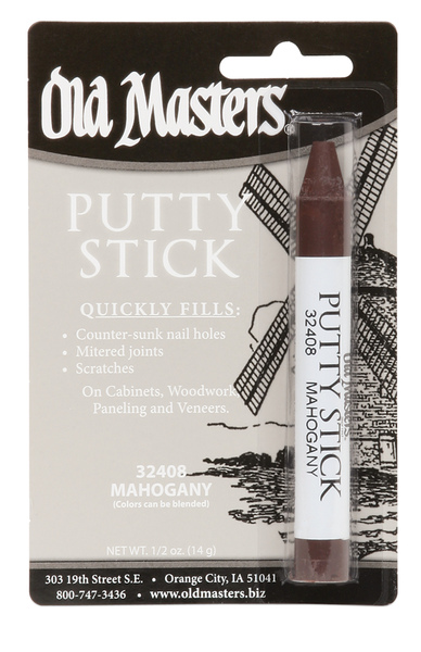 Old Masters 32408 Putty Stick Mahogany