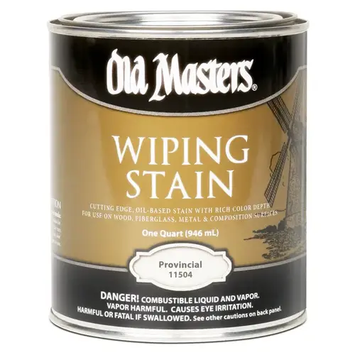 Wiping Stain Semi-Transparent Provincial Oil-Based 1 qt Provincial - pack of 4