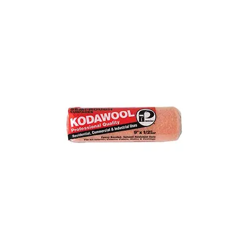 Paint Roller Cover Kodawool Polyester 9" W X 1/2" S Melon - pack of 25