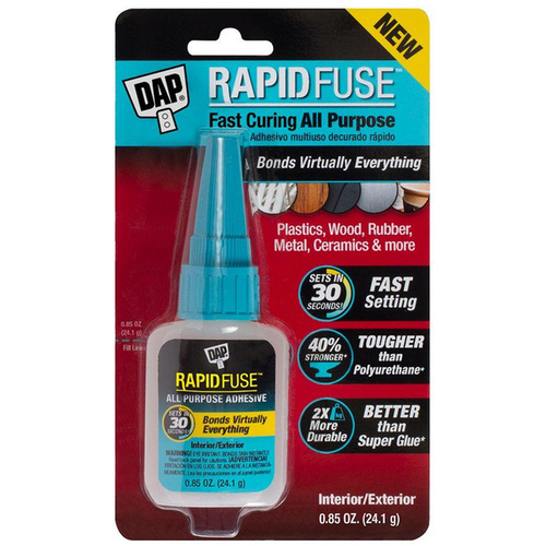 DAP 00155 DAP RapidFuse All Purpose Adhesive Clear