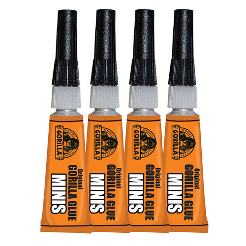 Original Gorilla Glue Minis 3-G Pack of 4 Brown