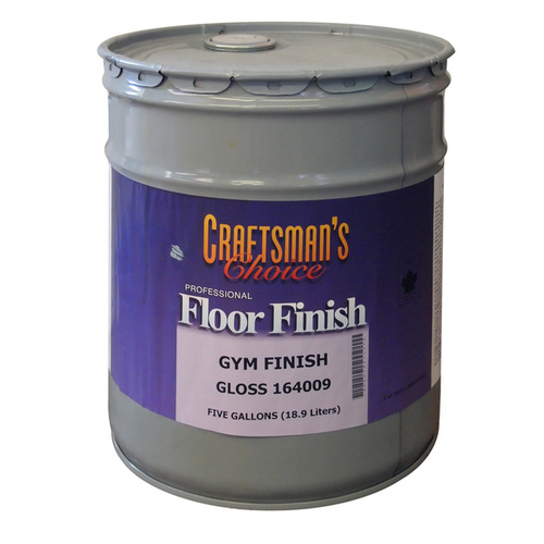 Floor Finish Clear Polyurethane Gym Finish Gloss 5-Gallon