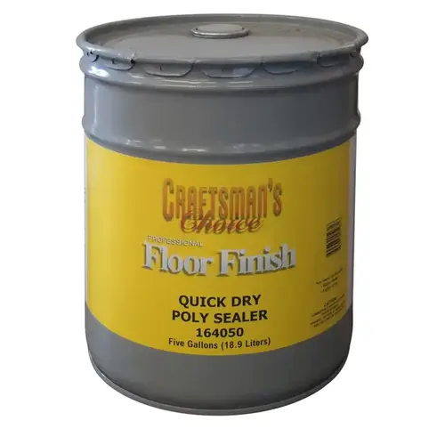 Floor Finish Quick Dry Poly Sealer 5-Gallon