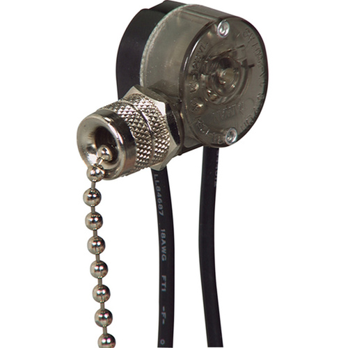 Canopy Switch with Bell End, Lead Wire Terminal, 1/3/6 A, 125/250 V Nickel