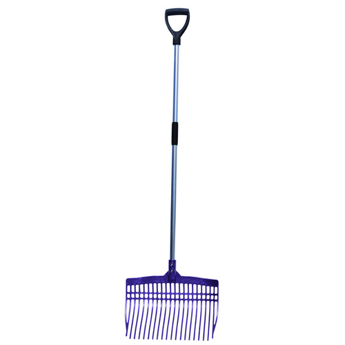 SUPER TUFF RAKE WITH ALUMINUM HANDLE - PURPLE - pack of 4