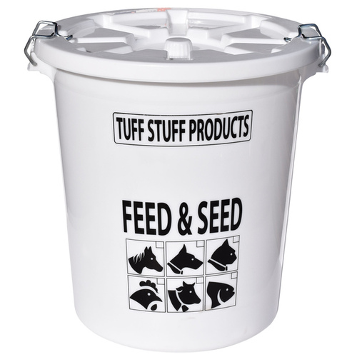 Plastic Feed & Seed Storage Pail 17-Gallons/80-lbs