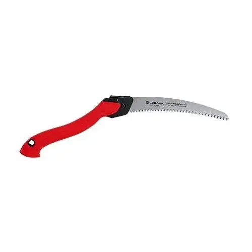 Pruning Razor Tooth Saw, SK5 Blade, Chrome Plate, 10-In.