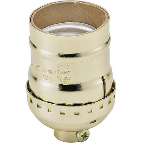 Eaton Cooper Wiring Devices 975ABD-BOX/970ABD-BOX Electrolier Lamp Holder Brass Keyless