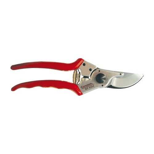 Pruning Shear, 1 in Cutting Capacity, HCS Blade, Bypass Blade, Aluminum Handle