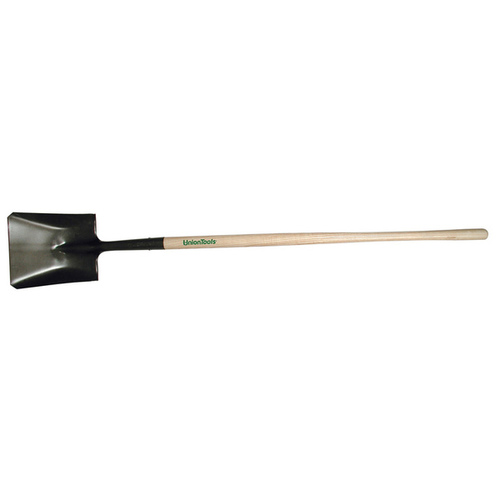 AMES|TRUE TEMPER 40184 Union Tools Square Point Shovel with Open-back - 46" Handle