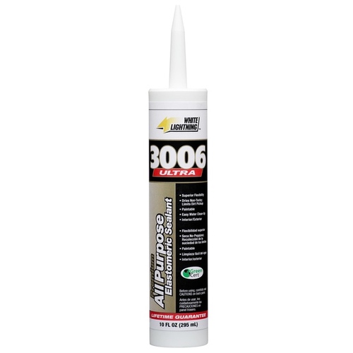 Sealant 3006 Ultra Clear Siliconized Acrylic Latex 10 oz Clear - pack of 12