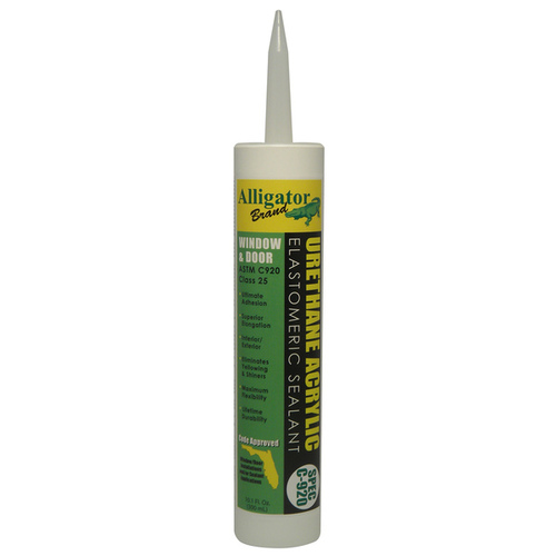 Alligator Urethane Acrylic Caulk 10.1 oz - Clear - pack of 12