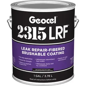 GEOCEL GC69100 2315LRF Leak Repair - Fibered Brushable Coating- 1 QUART