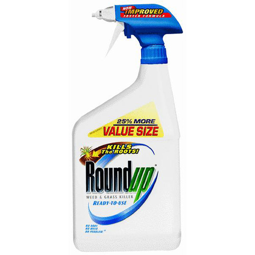 SCOTTS ORTHO ROUNDUP 5375806 5003090 Ready-to-Use Weed and Grass Killer, Liquid, Hazy, 24 oz