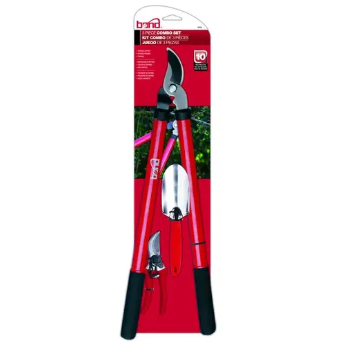 BOND MANUFACTURING 5939 3 Piece Hand Tool Kit With Lopper, Pruner And Trowel