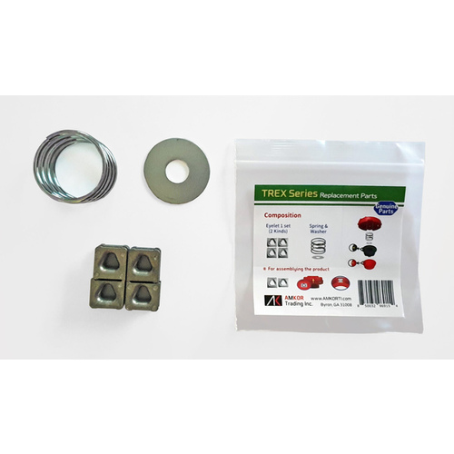 Amkor Trading Inc ATI-21TTS Tri-Clone Trex Replacment Parts Kit - Spring, Eyelets, & Washer set