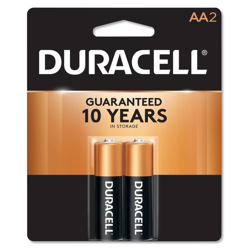 Duracell Batteries DURAA2 Duracell Alkaline AA Battery pack of 2