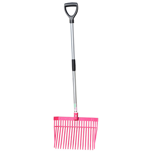 Tuff Stuff SBF-PK Tuff Stuff Large Square Barn Fork - Pink