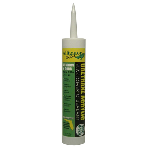 Alligator Urethane Acrylic Caulk 10.1 oz - White