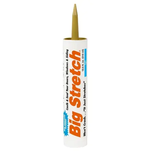 Acrylic Caulk, Tan, -30 to 250 deg F, 10.5 oz Cartridge - pack of 12