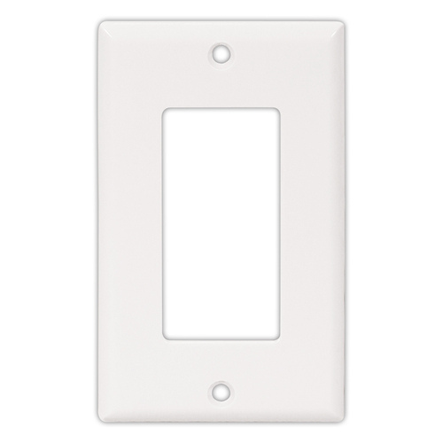 Eaton 2151W-BOX Decorator Rocker Switch Wall Cover Plate 1-Gang Thermoset - White