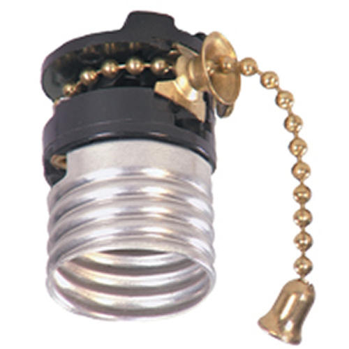 Eaton 2982-BOX Metal Interior Lamp Holder with Pull Chain