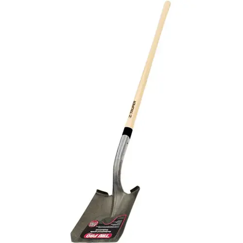 Truper Square Point Shovel Ashwood Handle