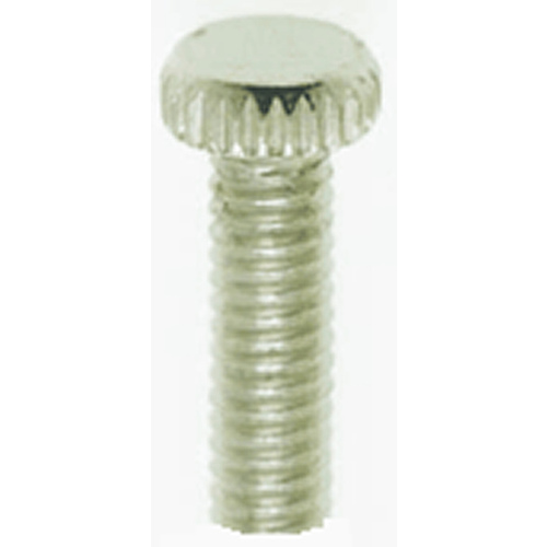 Knurled Thumb Screws 1/2" - Nickel Finish pack of 3